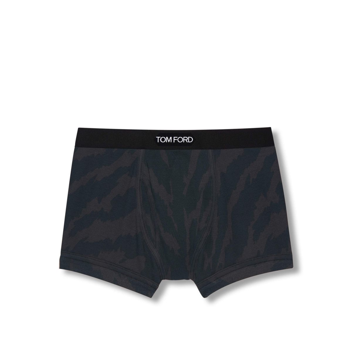 Tom Ford Abstract Zebra Bomull Boxer Kalsonger Herr Ebony | 317EJCHKI