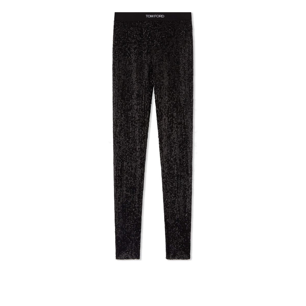 Tom Ford All Over Sequins Logoed Leggings Byxor Dam Svarta | 801YARWVE