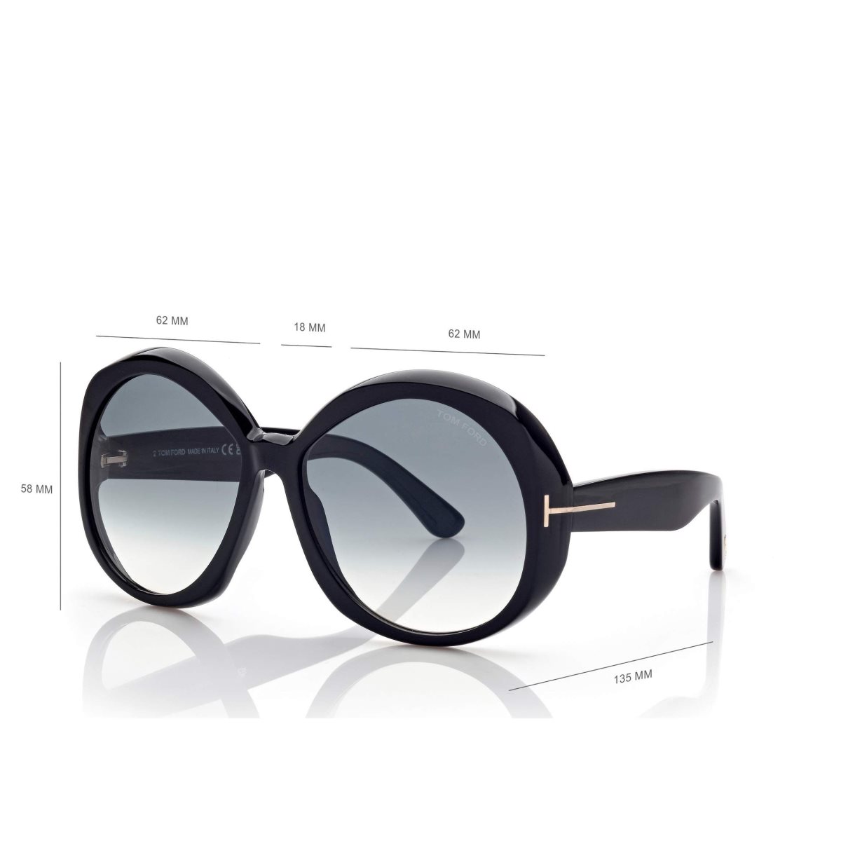 Tom Ford Annabelle Solglasögon Dam Svarta | 308MWPGXI