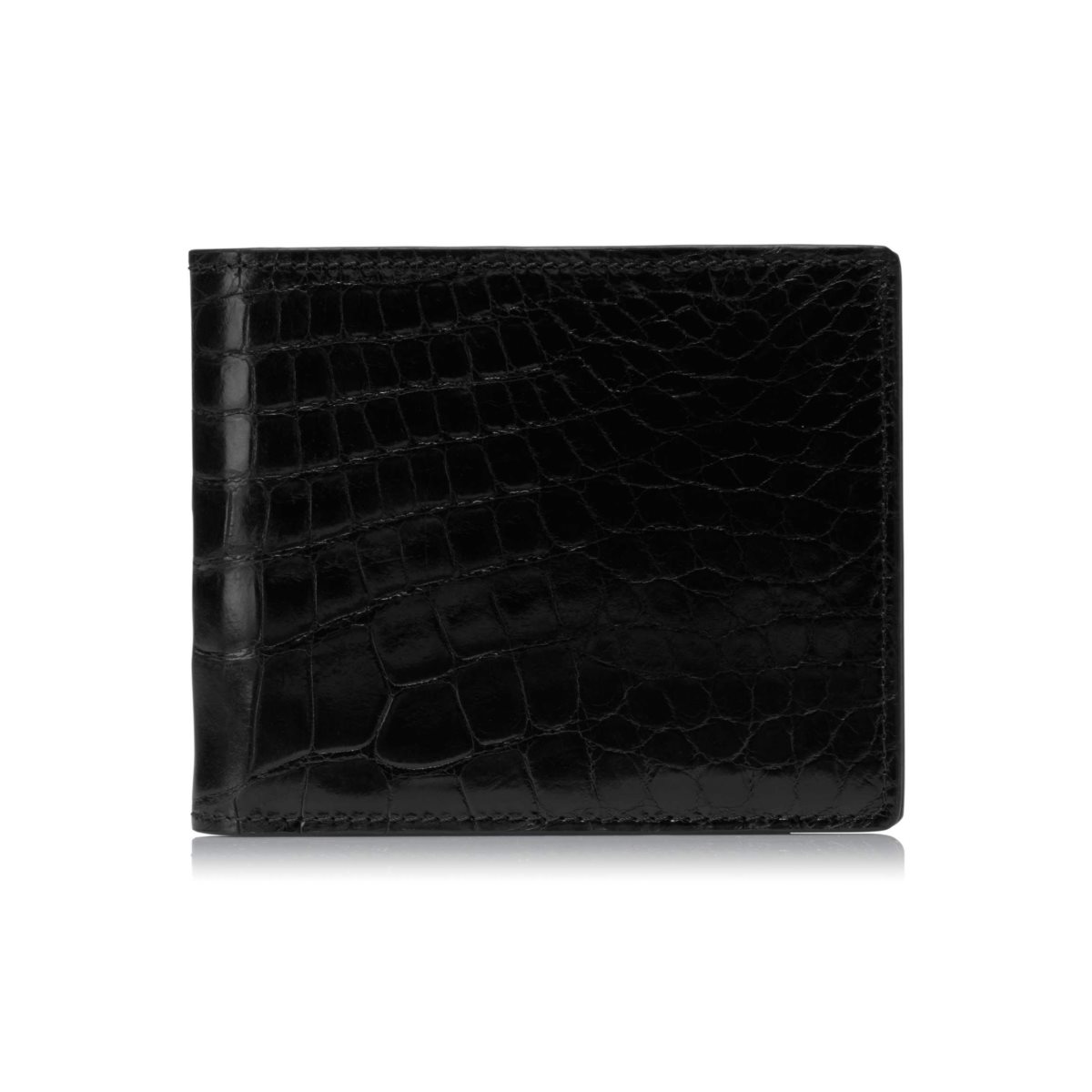 Tom Ford Bifold Alligator Wallet Liten Plånbok Herr Svarta | 247CKRPXS