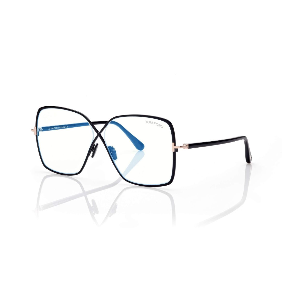 Tom Ford Blue Block Butterfly Optisk Dam Svarta | 056CLFAOZ