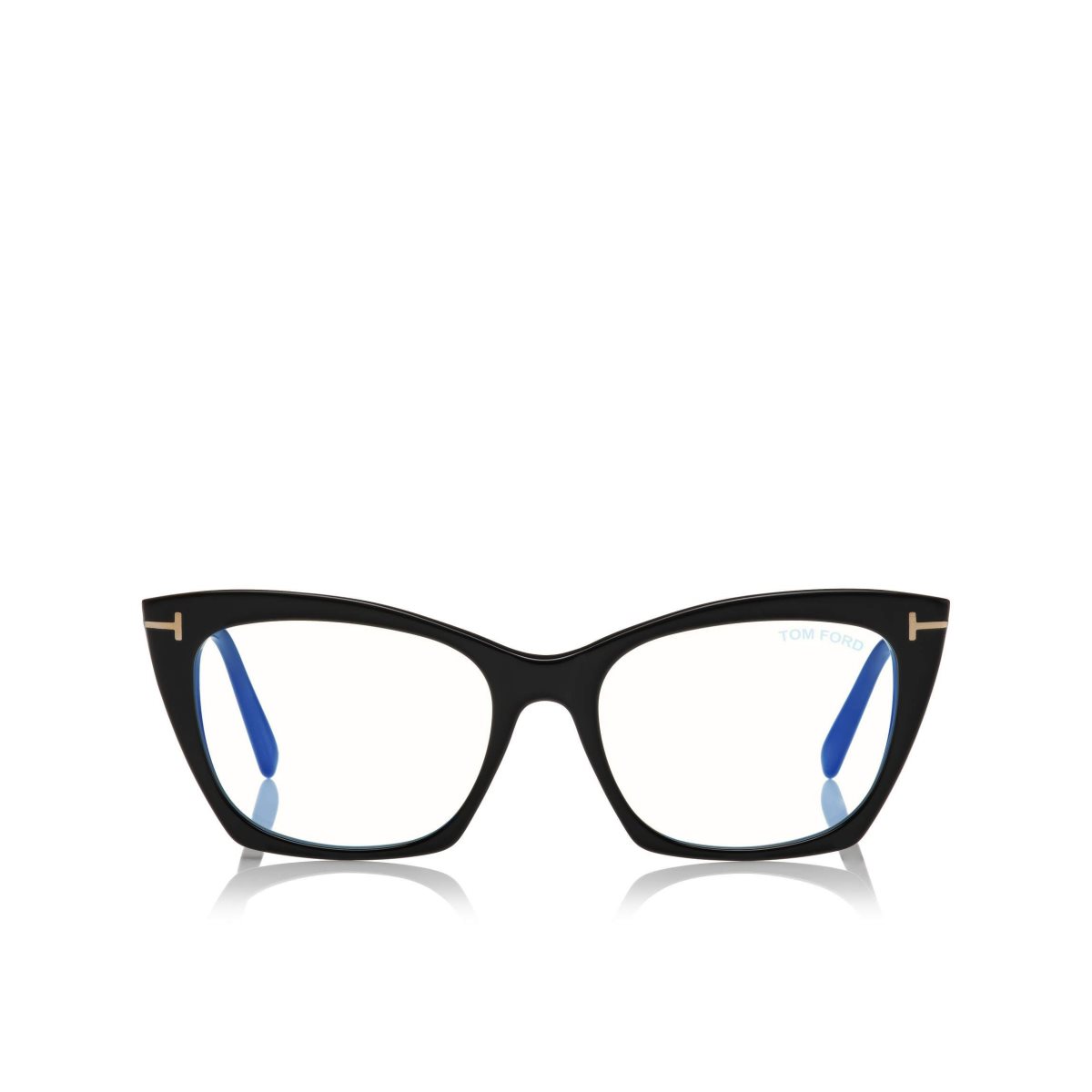 Tom Ford Blue Block Cat Eye Optisk Dam Svarta | 637VTEBQN