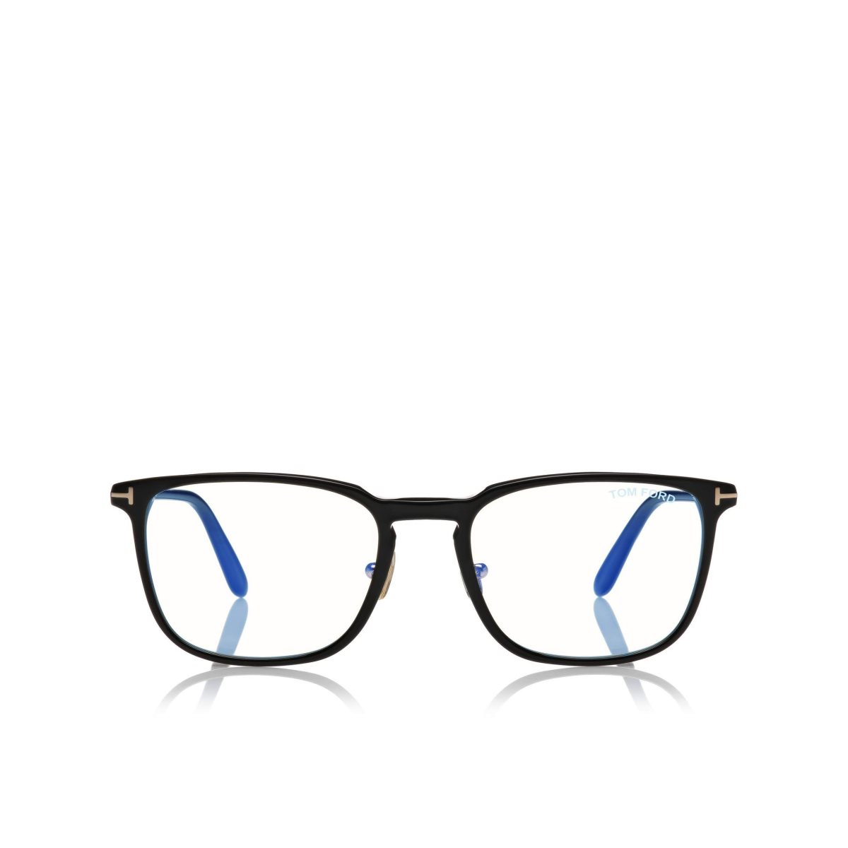 Tom Ford Blue Block Klassiska Rectangular Optisk Herr Svarta | 846RQBEGO