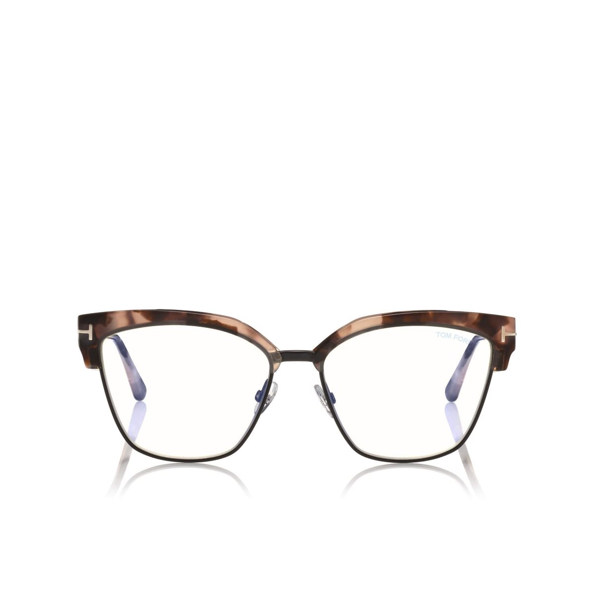 Tom Ford Blue Block Metal Cat Eye Optisk Dam Ljus | 539OSQWNP