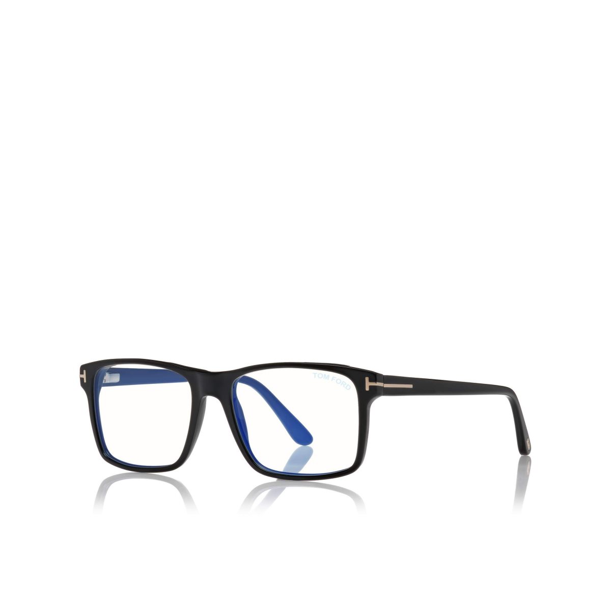 Tom Ford Blue Block Rectangular Magnetic Optisk Herr Svarta | 170ULAWXZ