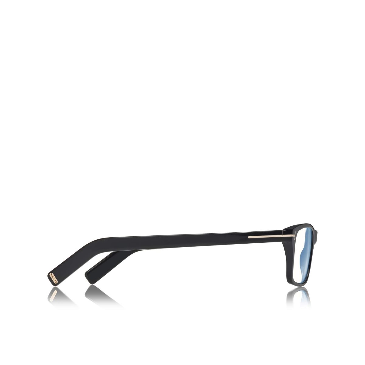 Tom Ford Blue Block Rectangular Optisk Herr Svarta | 192QTVJOU