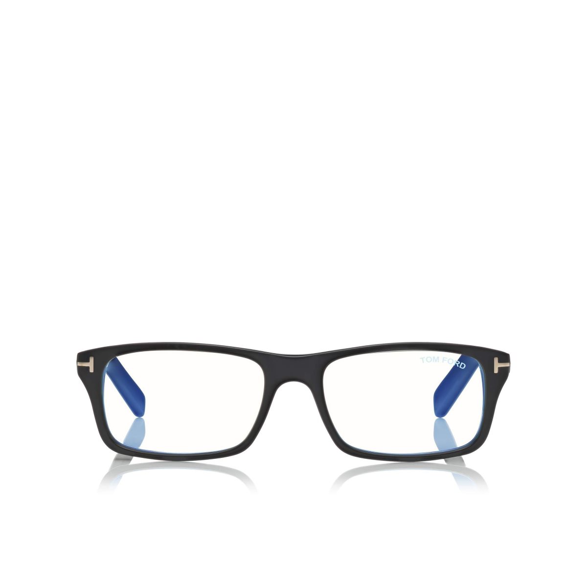 Tom Ford Blue Block Rectangular Optisk Herr Svarta | 192QTVJOU