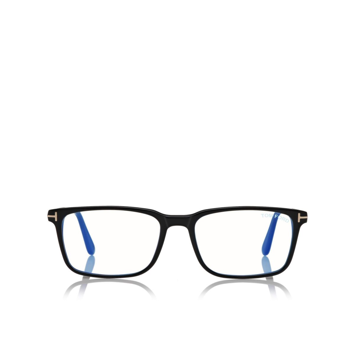 Tom Ford Blue Block Rectangular Optisk Dam Svarta | 982LDTKJI