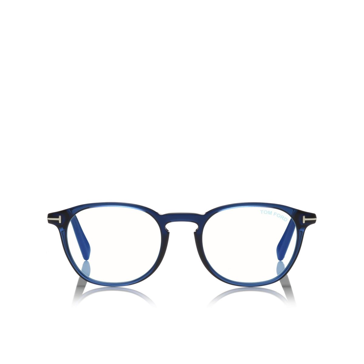 Tom Ford Blue Block Round Optisk Herr Blå | 348ZPACUV