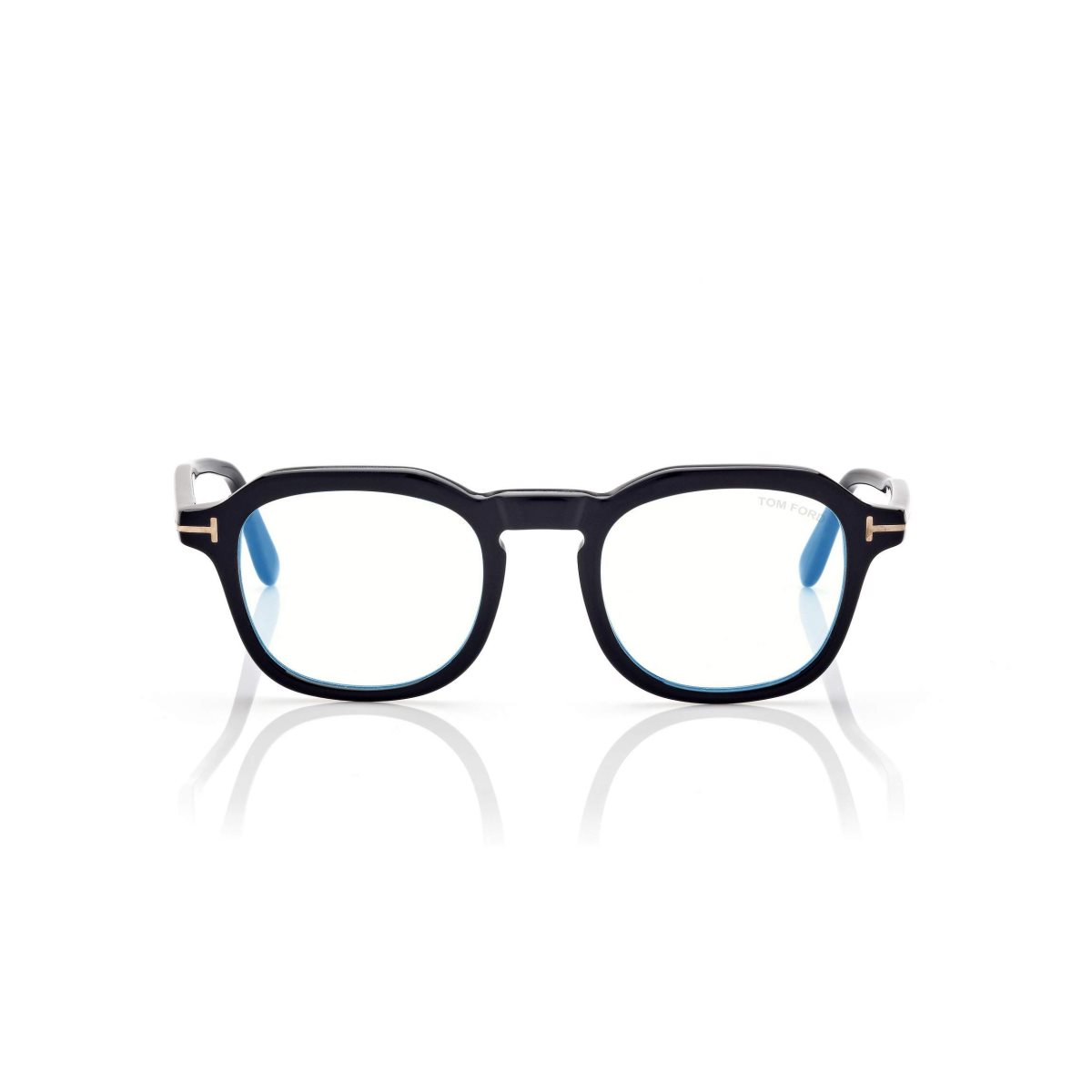 Tom Ford Blue Block Round Optisk Herr Svarta | 136TEMHZL