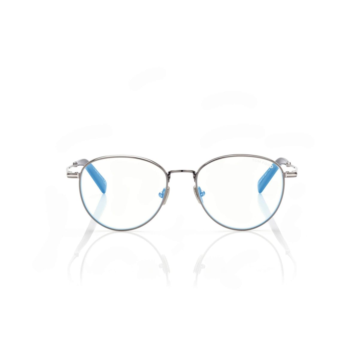 Tom Ford Blue Block Round Optisk Dam Mörk | 956LMEXQI