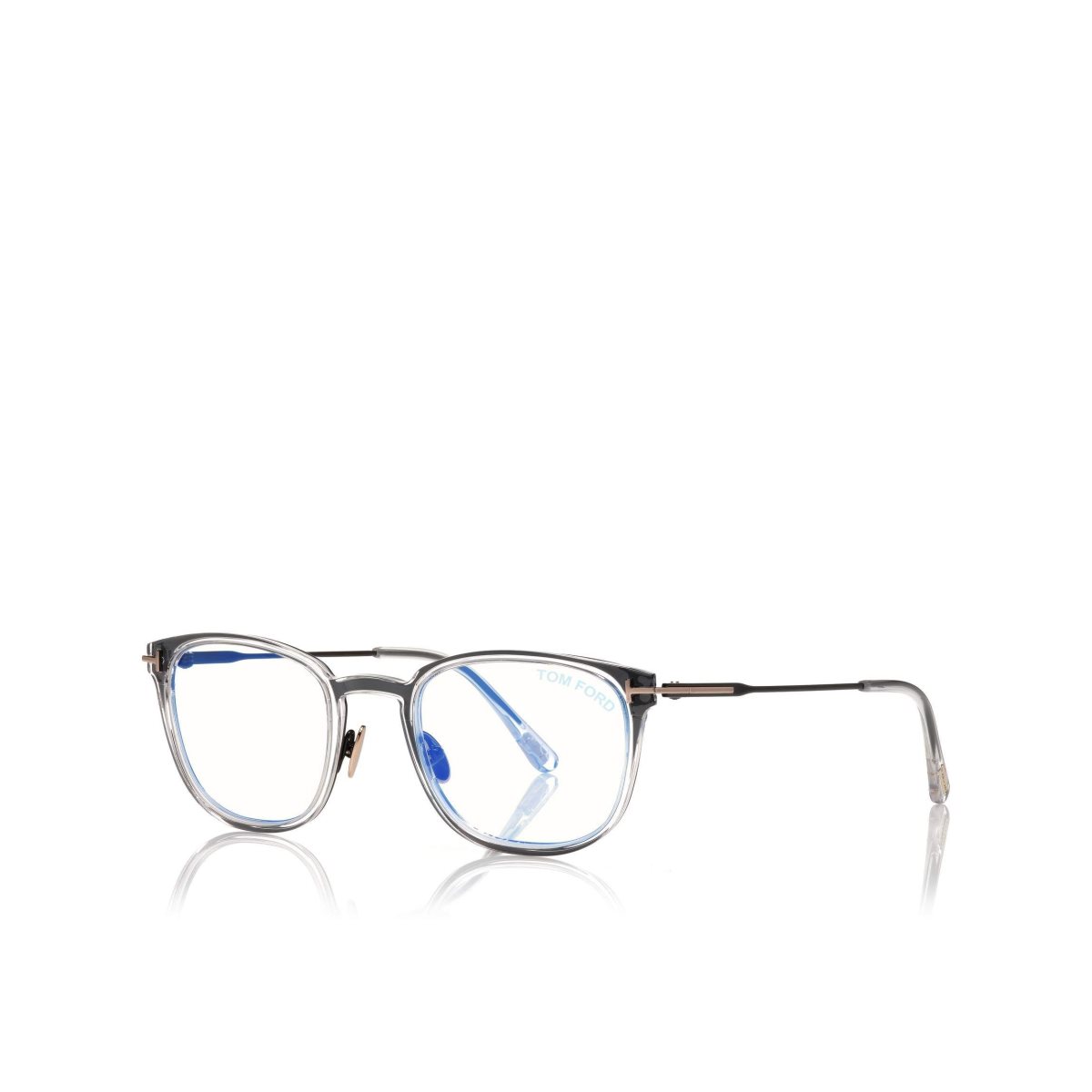 Tom Ford Blue Block Slim Rectangular Optisk Herr Svarta | 527LHTWRZ