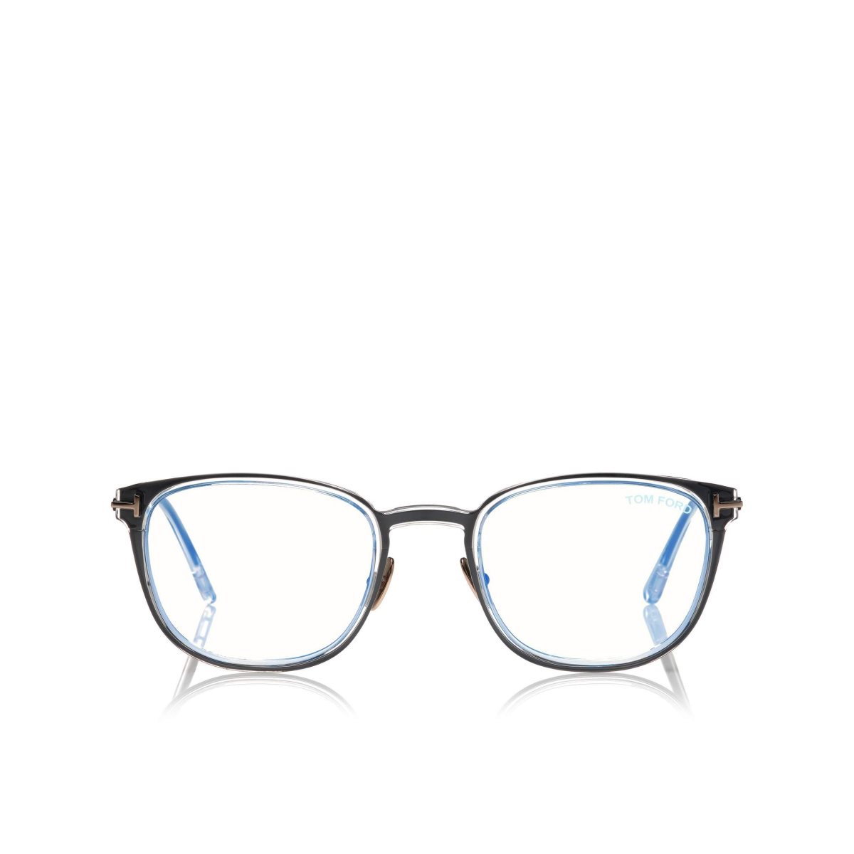 Tom Ford Blue Block Slim Rectangular Optisk Herr Svarta | 527LHTWRZ