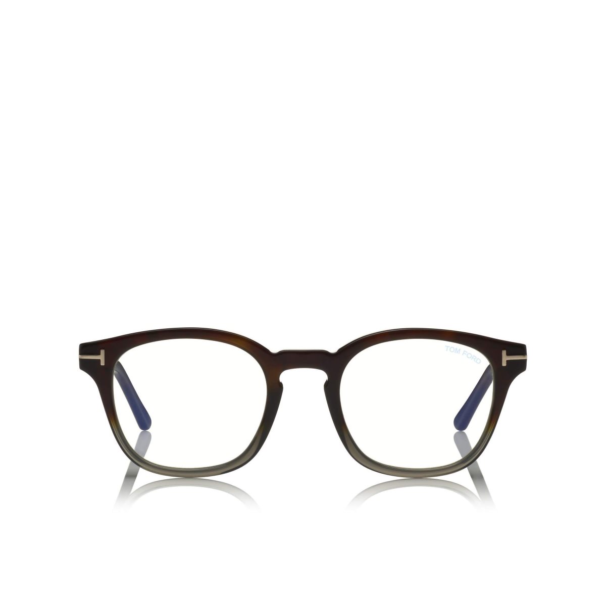 Tom Ford Blue Block Soft Round Optisk Herr Grå | 520BXPJHO