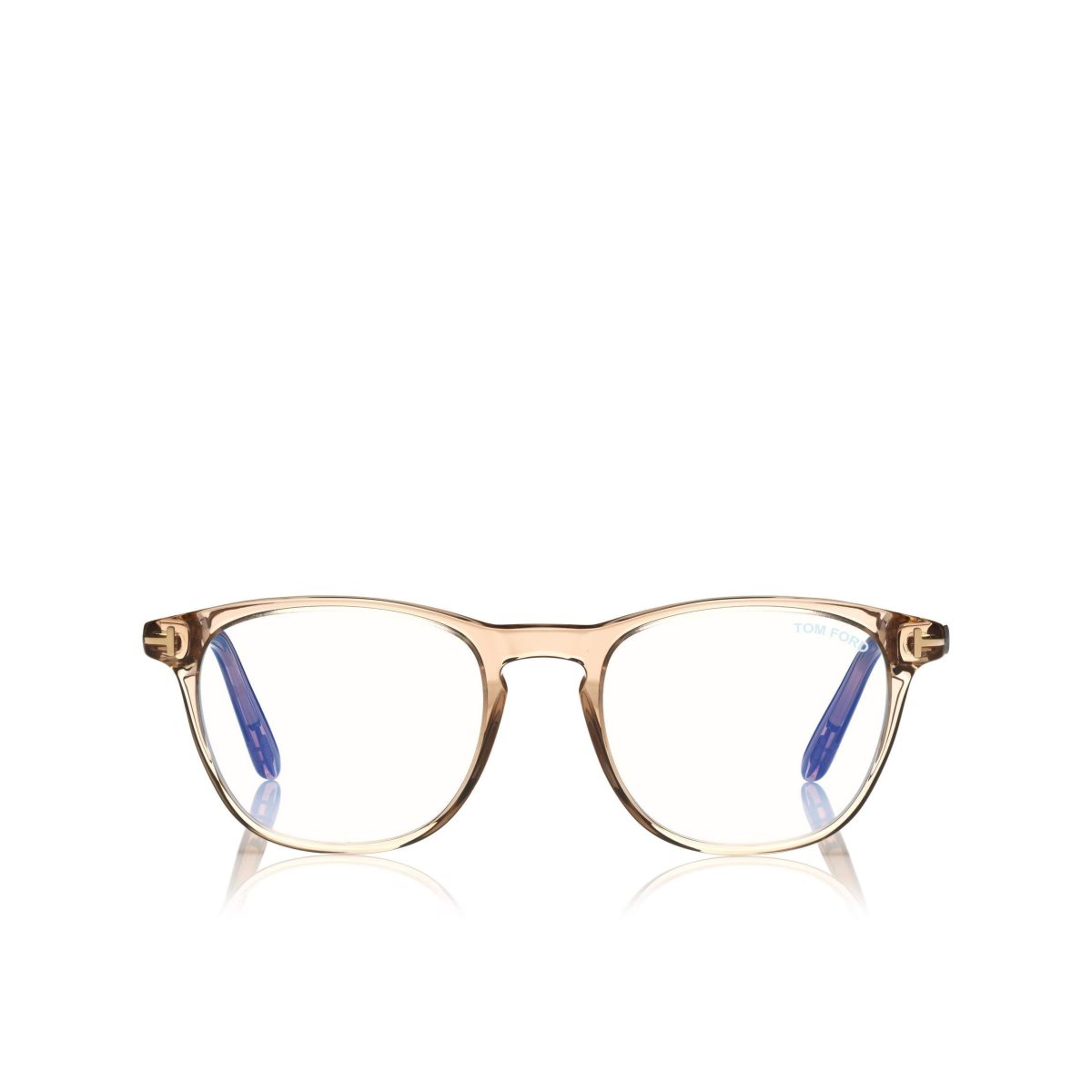 Tom Ford Blue Block Soft Round Optisk Herr Orange | 643DINAZX