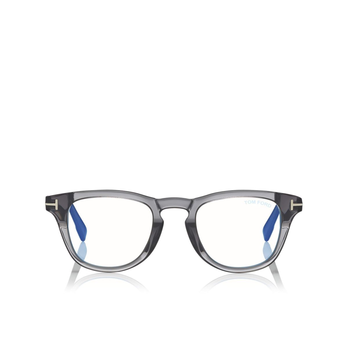 Tom Ford Blue Block Soft Round Optisk Herr Grå | 753PSTCIV