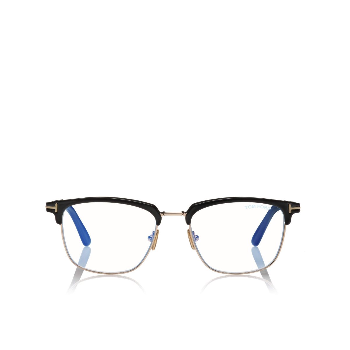 Tom Ford Blue Block Soft Square Magnetic Bridge Opticals Solglasögon Herr Svarta | 460LPIHWV