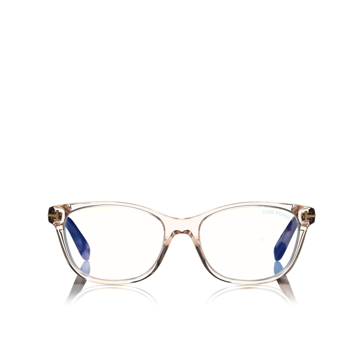 Tom Ford Blue Block Soft Square Optisk Dam Rosa Vita | 308GWJQBK