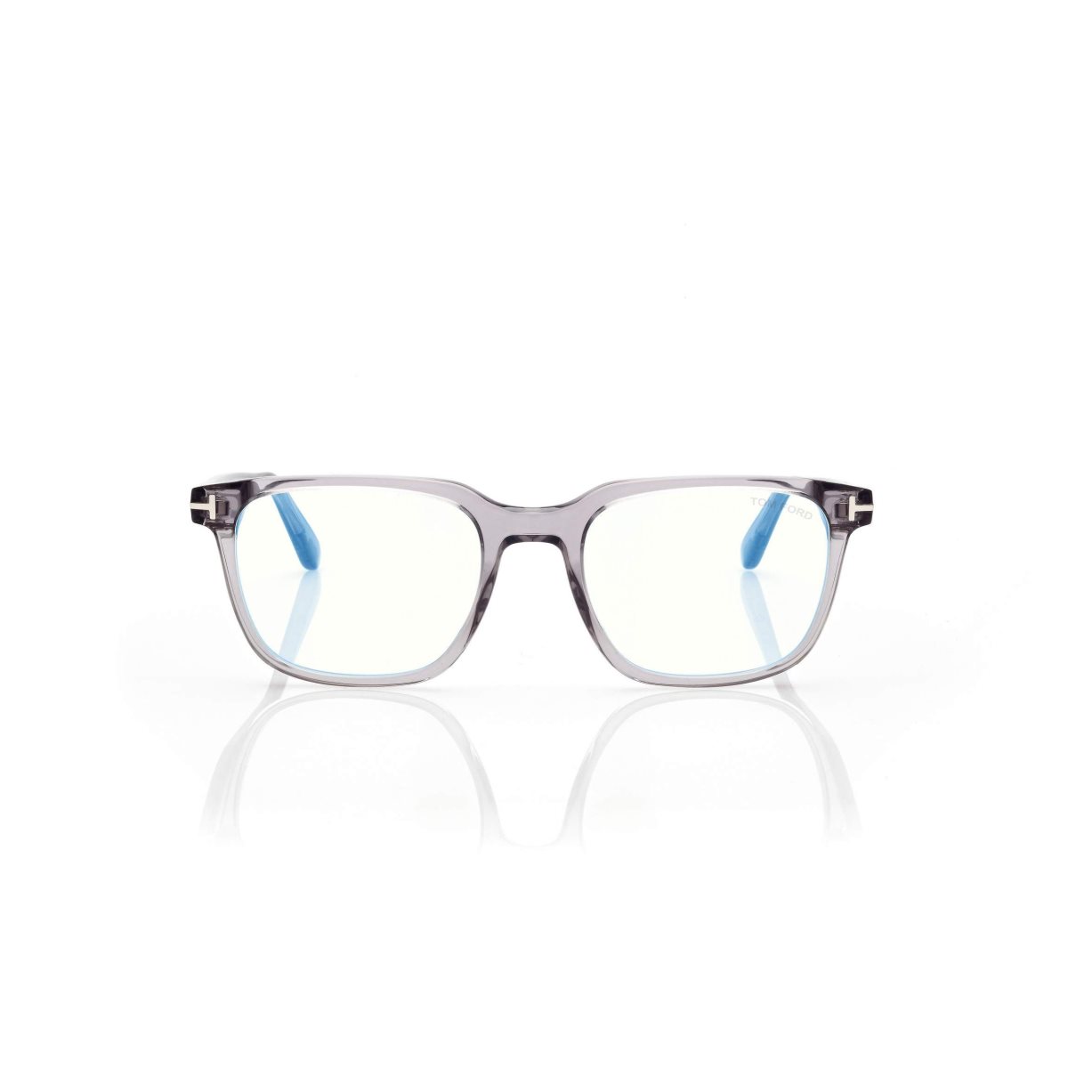 Tom Ford Blue Block Square Optisk Herr Grå | 958MXYURD