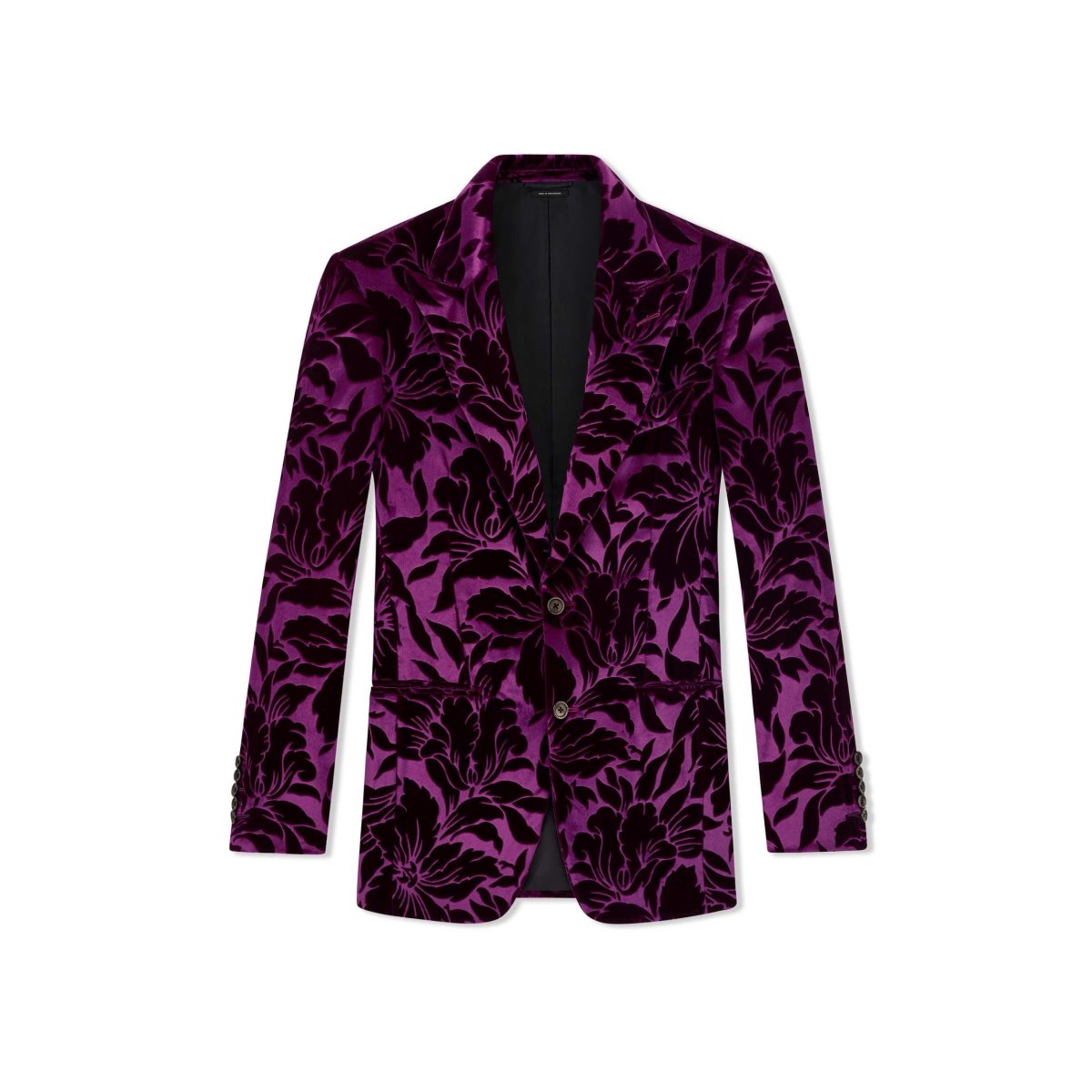 Tom Ford Bold Floral Velvet Cooper Jacka Herr Magenta | 712UDKVLZ