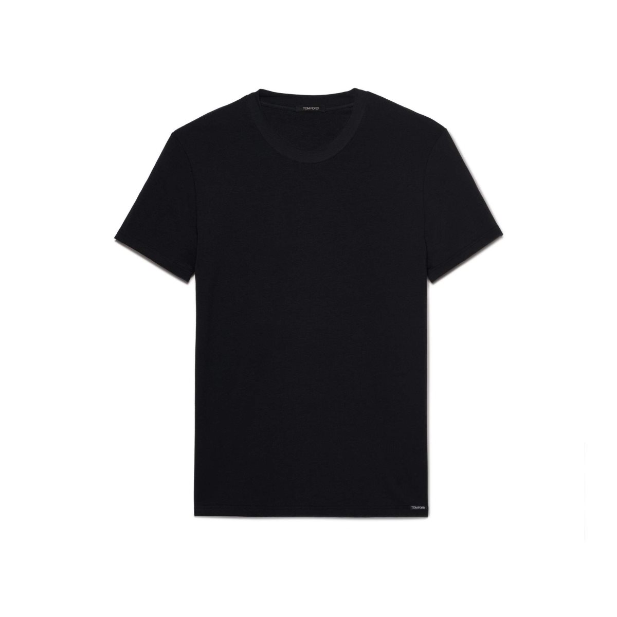 Tom Ford Bomull Modal Crewneck T-shirt Herr Svarta | 517WBNQXP