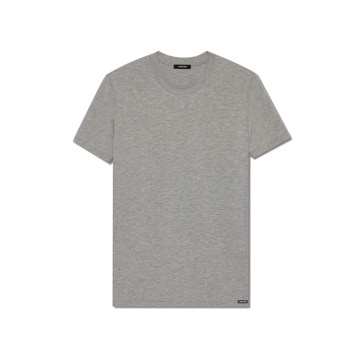 Tom Ford Bomull Modal Crewneck T-shirt Herr Grå | 738JLBQUH