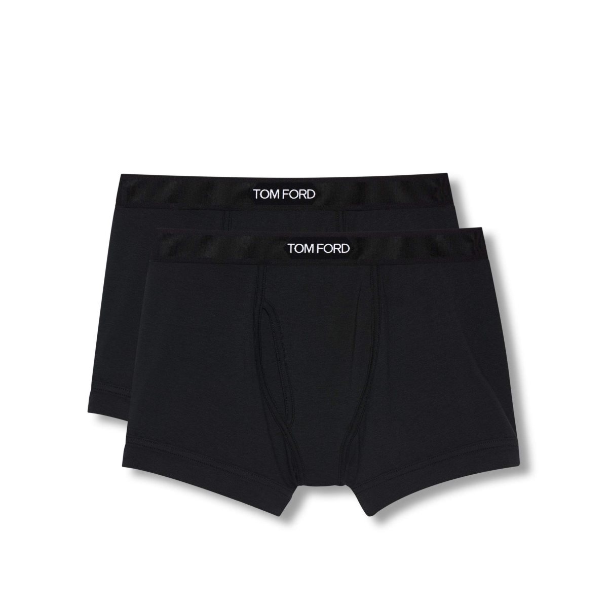 Tom Ford Bomull Modal Two Pack Boxer Kalsonger Herr Svarta | 876QYRSXM