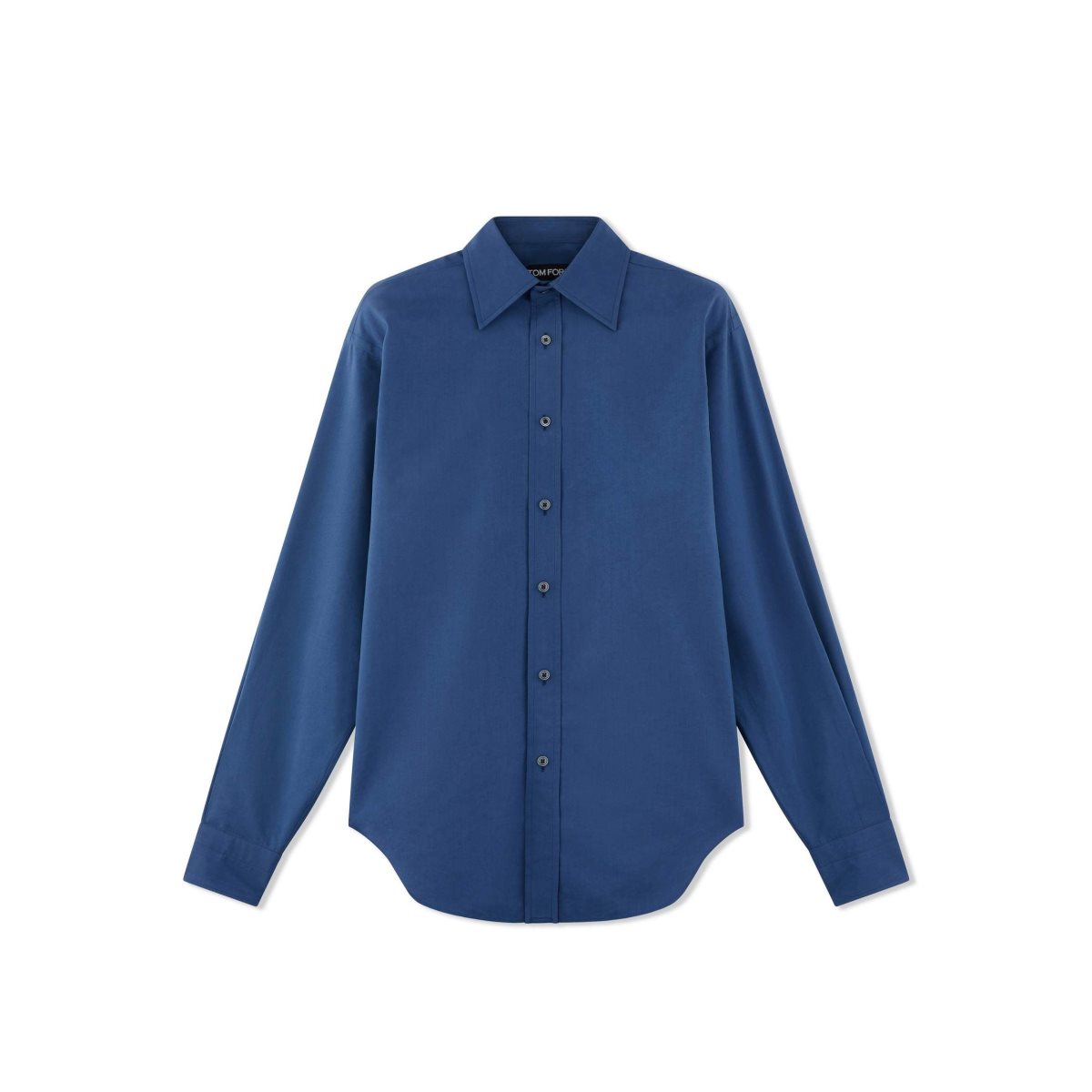 Tom Ford Bomull Silk Poplin Slim Fit Skjorta Herr Blå | 279IWLRMV