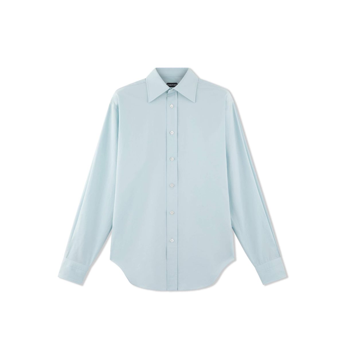 Tom Ford Bomull Silk Poplin Slim Fit Skjorta Herr Seafoam | 986OCAGJL