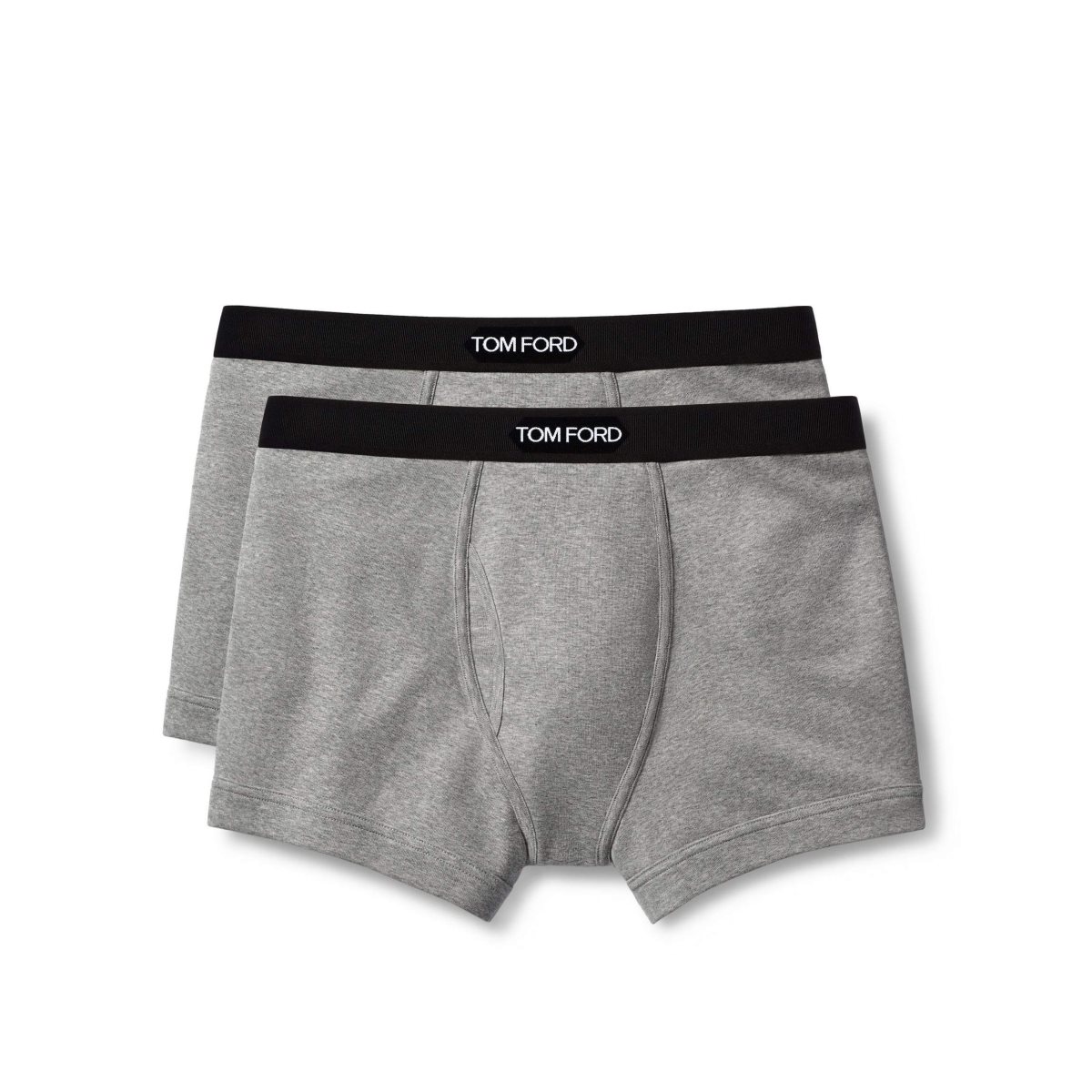 Tom Ford Bomull Two Pack Boxer Kalsonger Herr Grå | 062LEPQUT