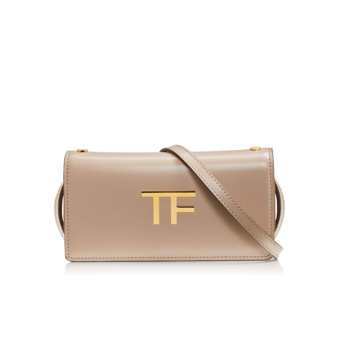 Tom Ford Box Palmellato Tf Clutch Väska Dam Grå Bruna | 921LNTFWX