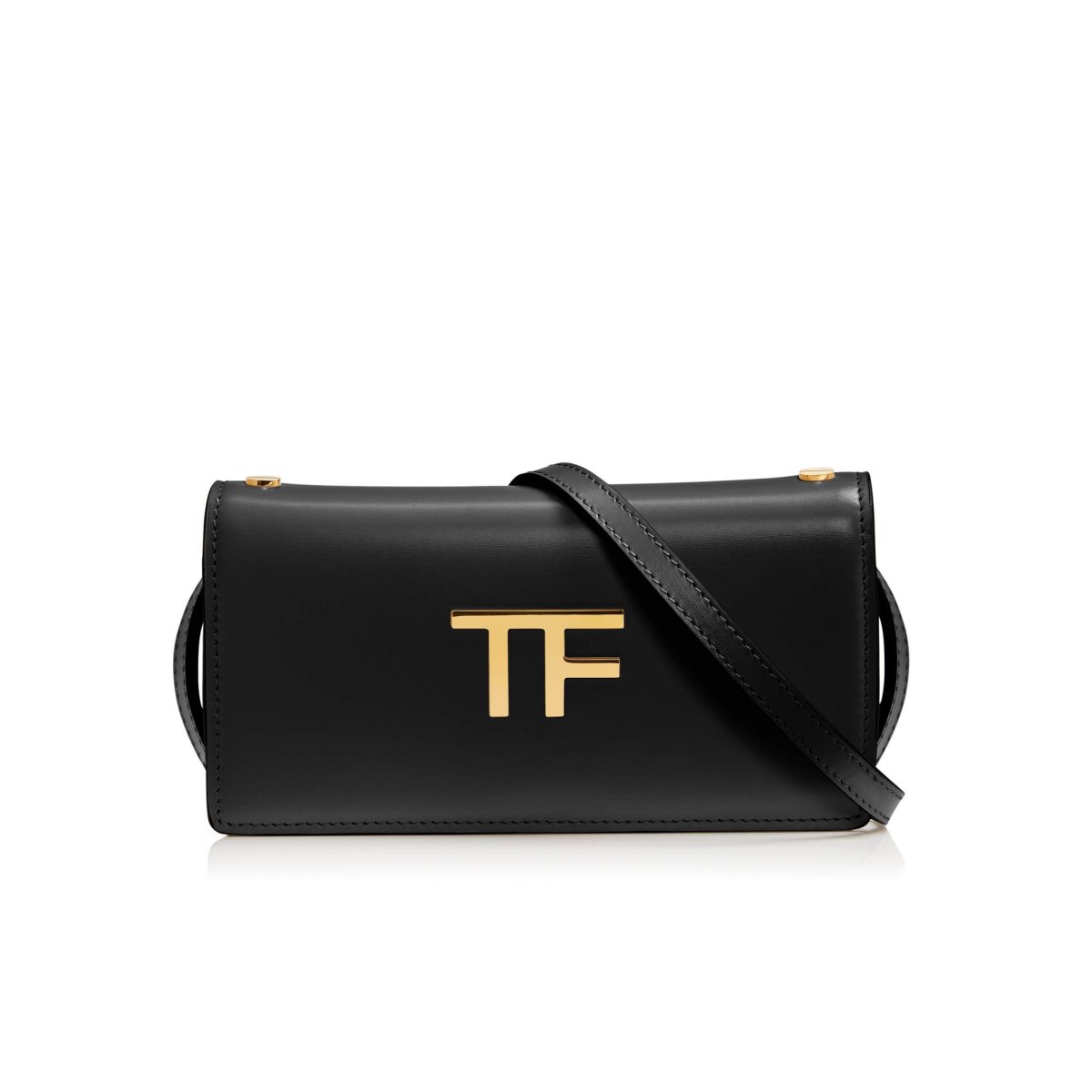 Tom Ford Box Palmellato Tf Clutch Väska Dam Svarta | 987ZOSRPX