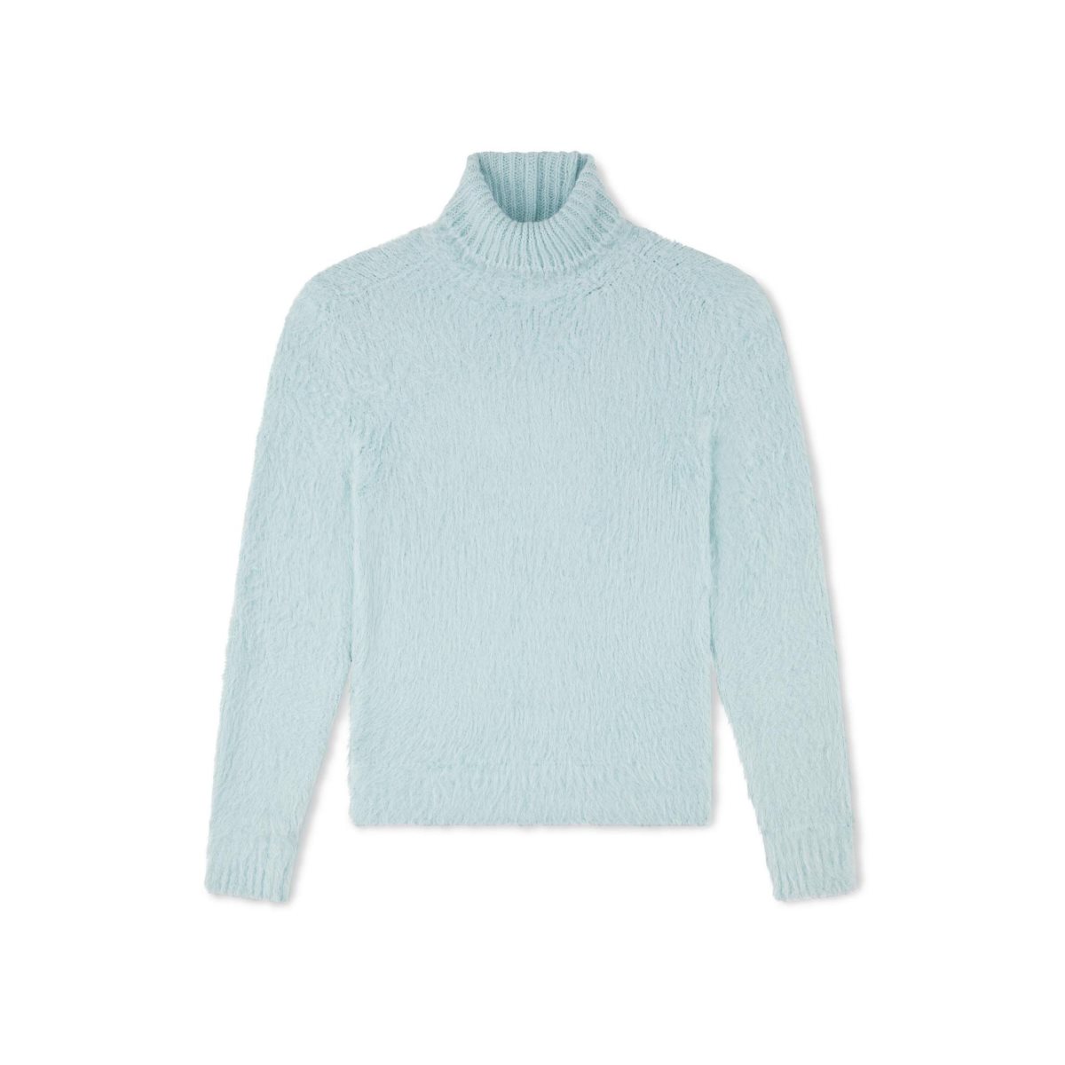 Tom Ford Brushed Silk Roll Neck Stickat Herr Turkos | 621QWDXPF