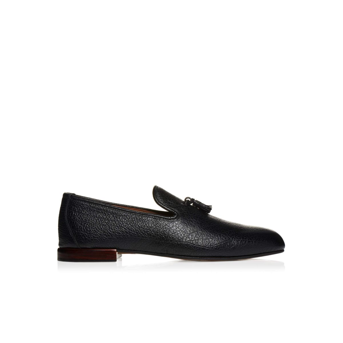 Tom Ford Buffalo Grain Nicolas Tofflor Loafers Herr Svarta | 102JQEGCX