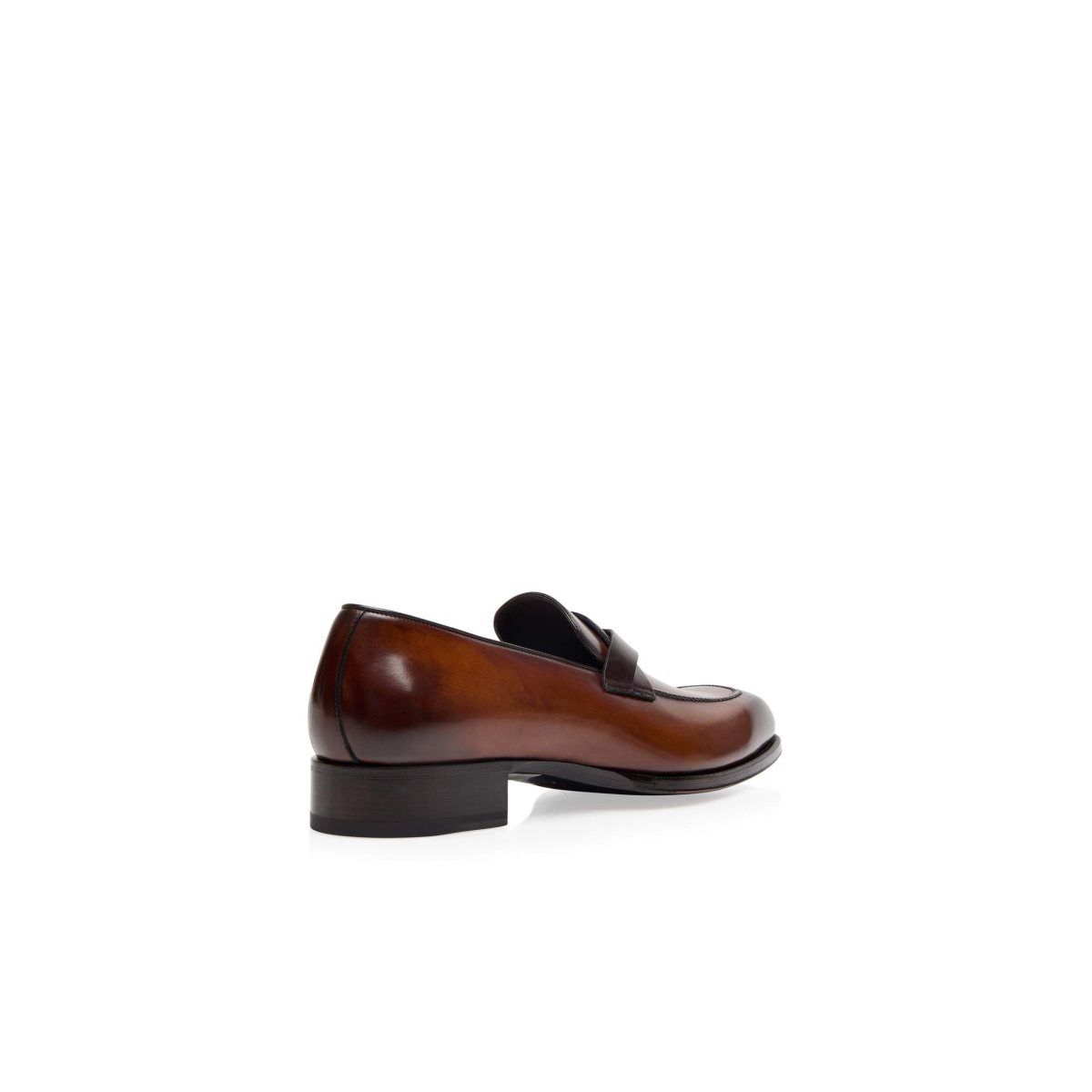 Tom Ford Burnished Läder Elkan Twisted Band Loafers Herr Mink | 172UQOFCL