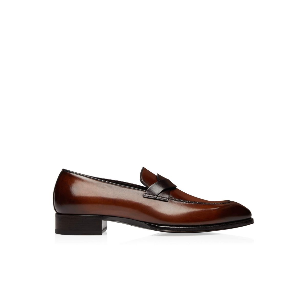 Tom Ford Burnished Läder Elkan Twisted Band Loafers Herr Mink | 172UQOFCL