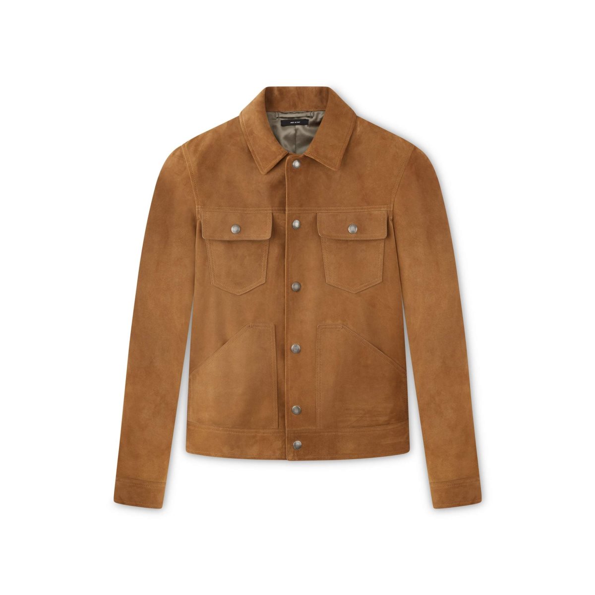 Tom Ford Buttery Mocka Western Blouson Ytterkläder Herr Mörkbruna | 694CDBGKW