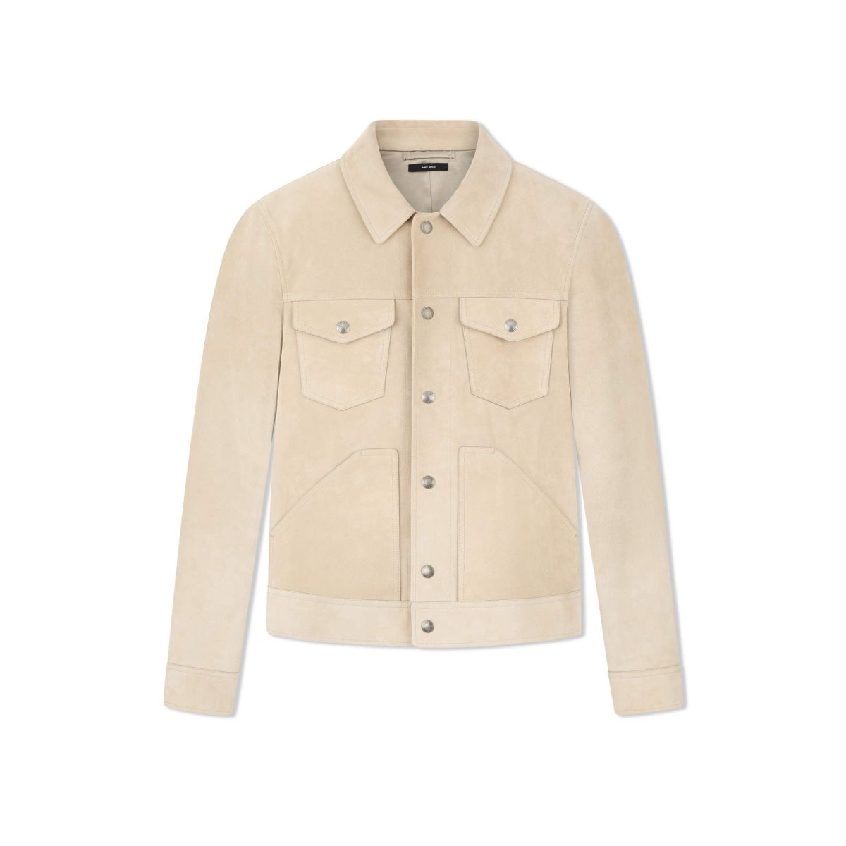 Tom Ford Buttery Mocka Western Jacket Ytterkläder Herr Beige | 623SPGOQX