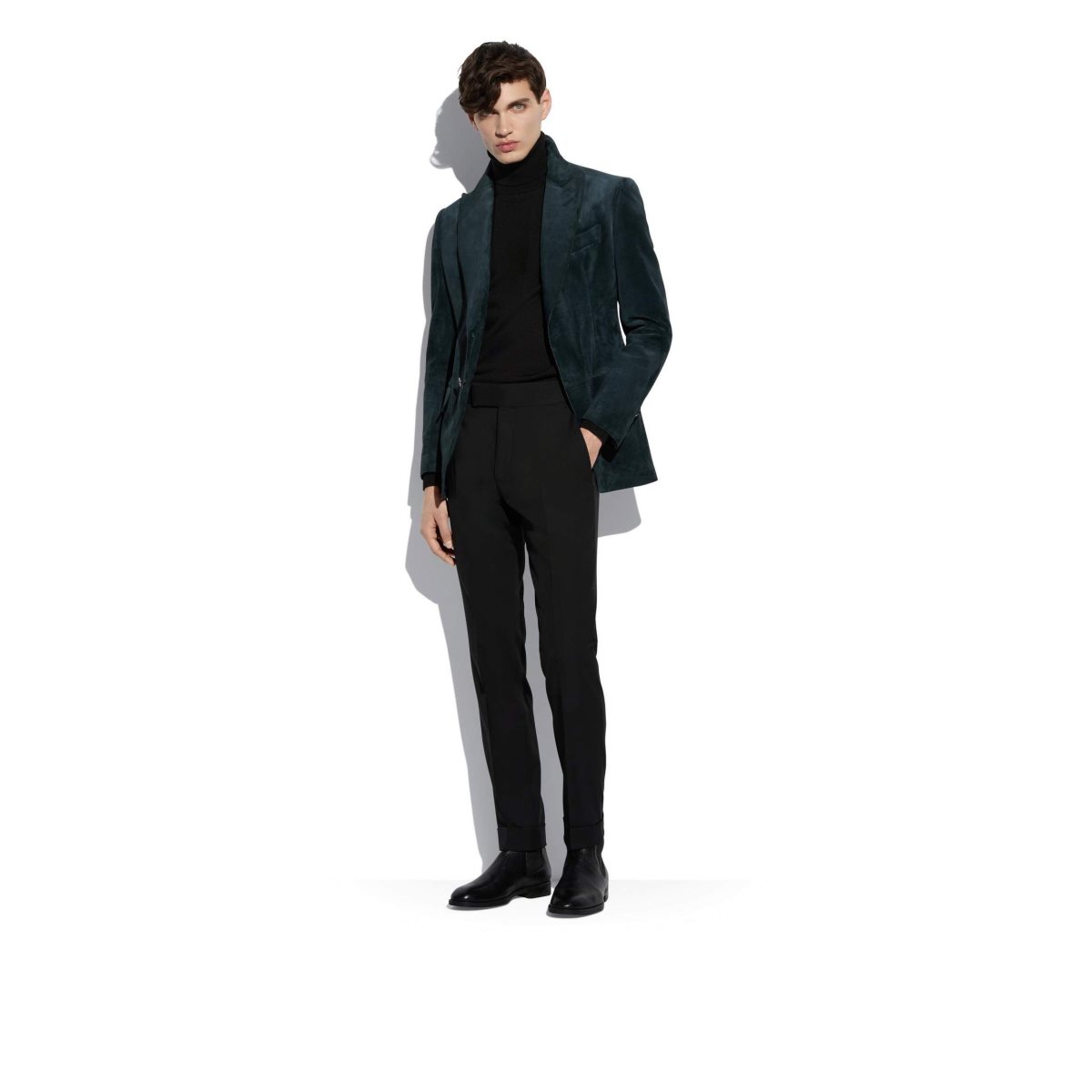 Tom Ford Cashmere Mocka Sartorial Blazer Ytterkläder Herr Petrol | 972SVMIHT