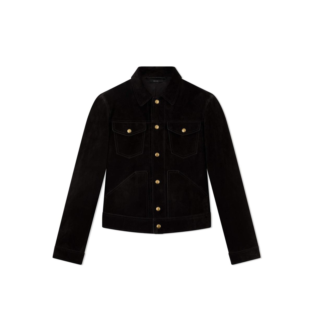 Tom Ford Cashmere Mocka Western Jacket Ytterkläder Herr Svarta | 960KBOXQS