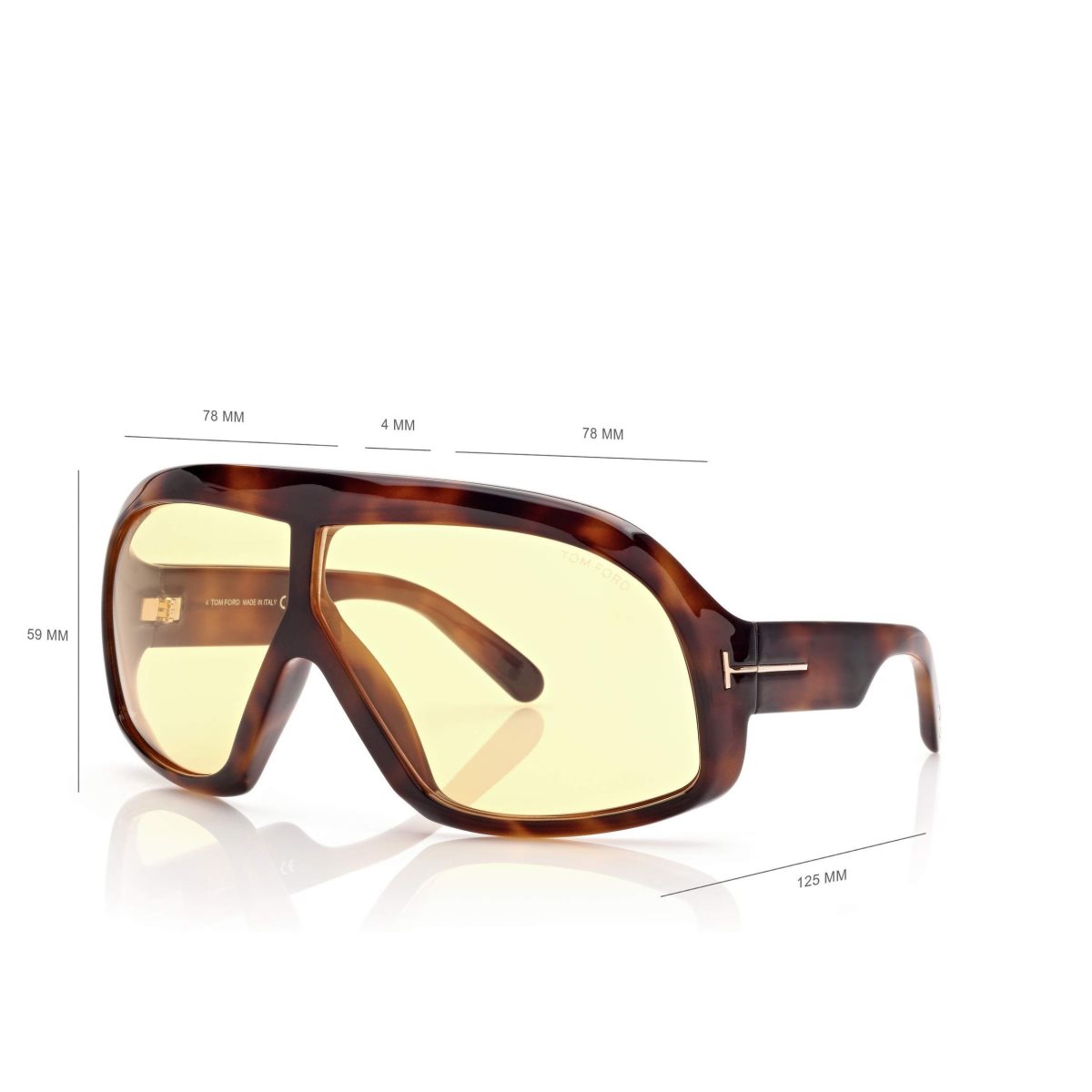 Tom Ford Cassius Solglasögon Herr Mörk | 241HQYEDW