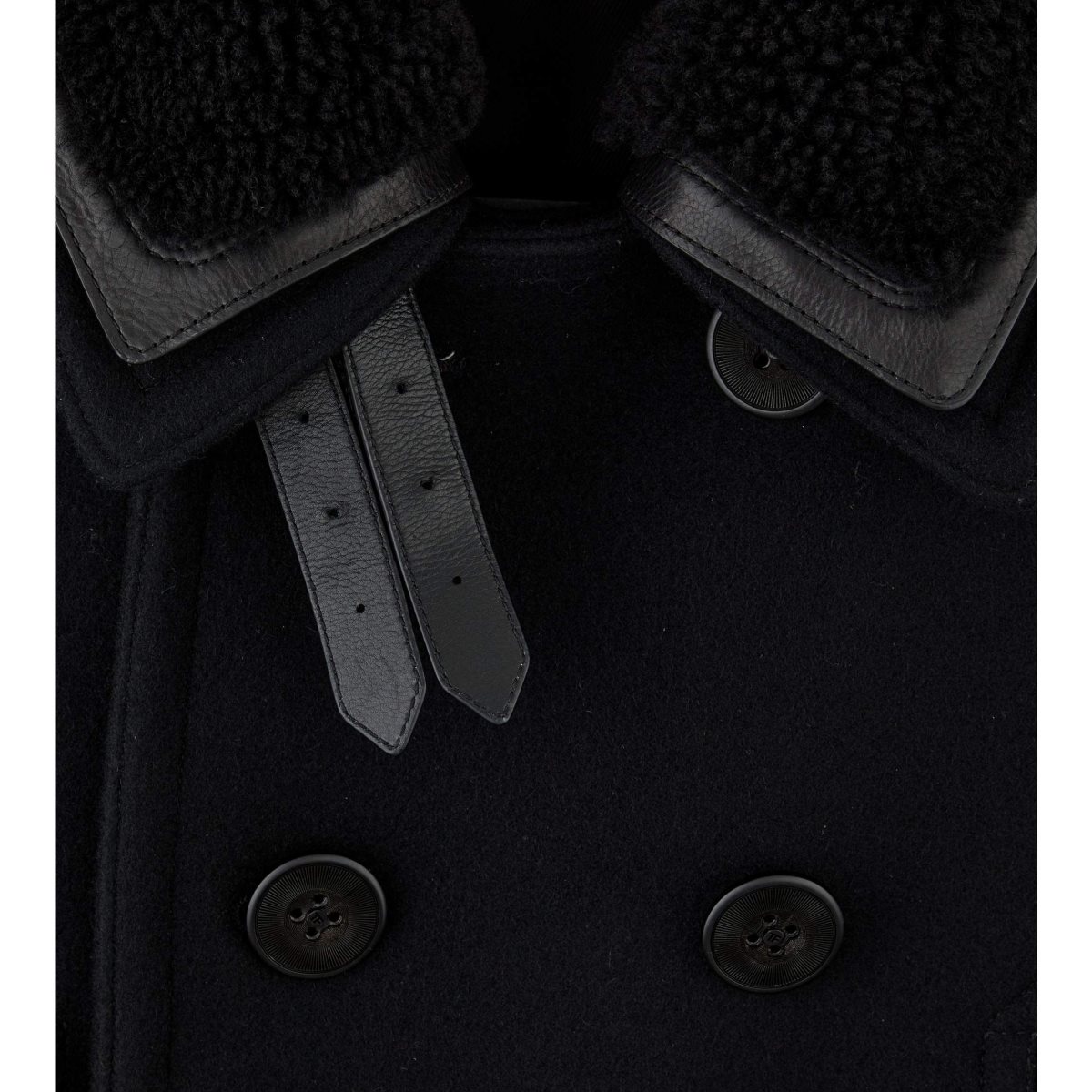 Tom Ford Double Felt Peacoat Ytterkläder Herr Svarta | 104SRGQTU