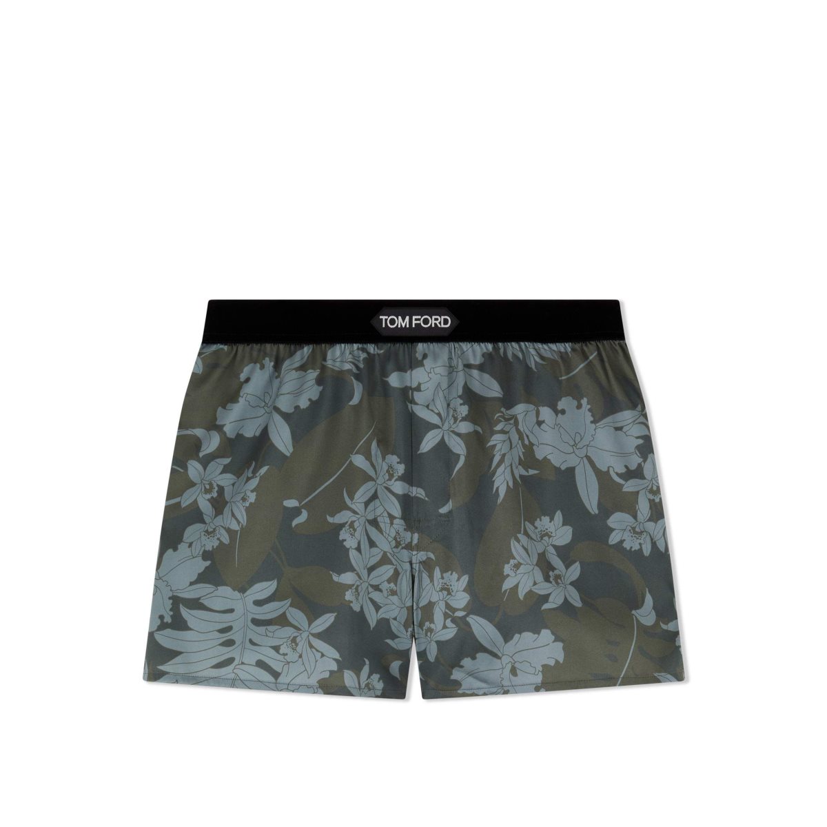 Tom Ford Dusty Hibiscus Silk Boxer Kalsonger Herr Gröna | 547IJZBYK