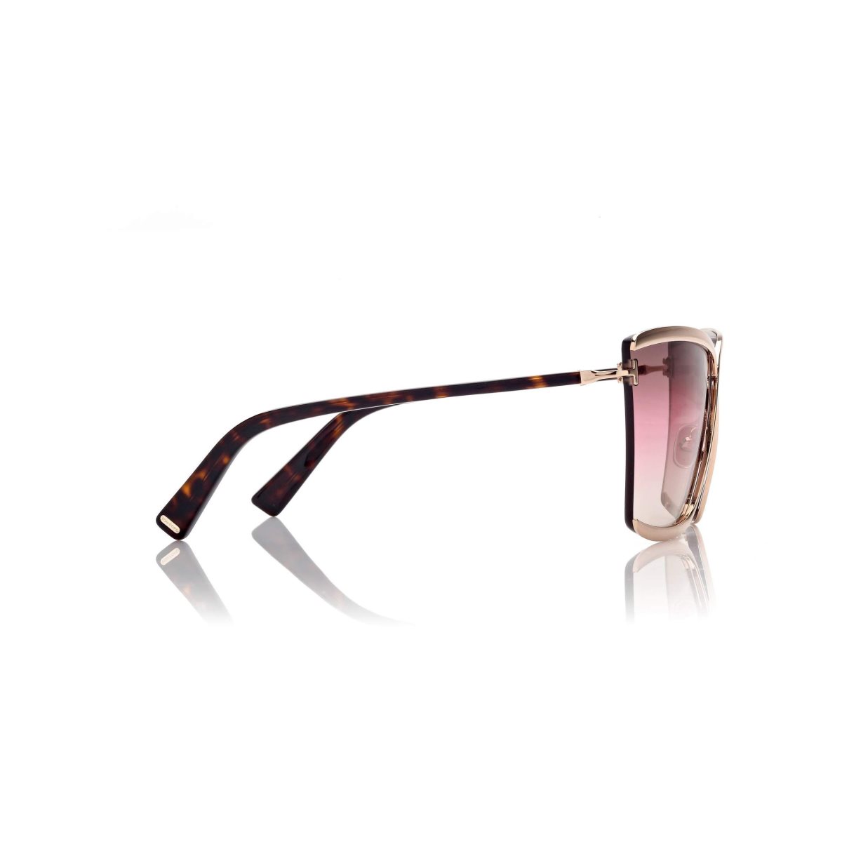 Tom Ford Elle Solglasögon Dam Rosa Guld | 398GFKCNW