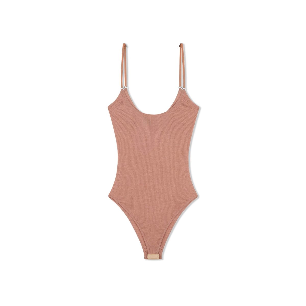 Tom Ford Extra Fine Cashmere Silk Rib Ärmlös Bodysuit Blast Dam Beige | 045GADBLW