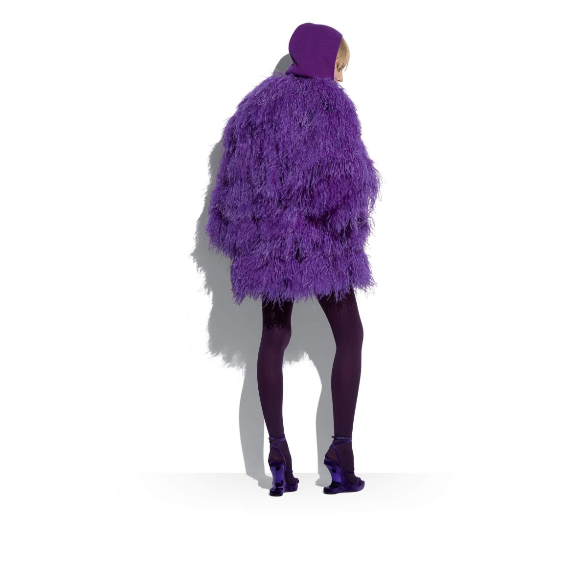 Tom Ford Feathers Puffy Coat Ytterkläder Dam Amethyst | 582BVRFSL