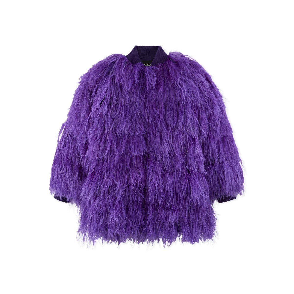 Tom Ford Feathers Puffy Coat Ytterkläder Dam Amethyst | 582BVRFSL