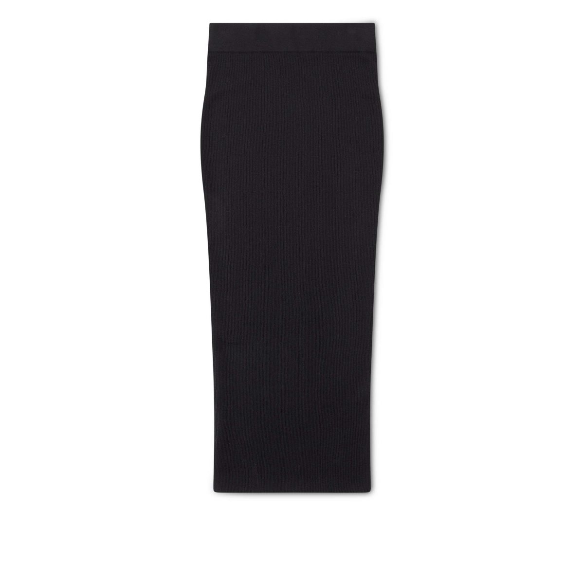 Tom Ford Fine Cashmere Silk Rib Midi Kjolar Dam Svarta | 928UKTBZS