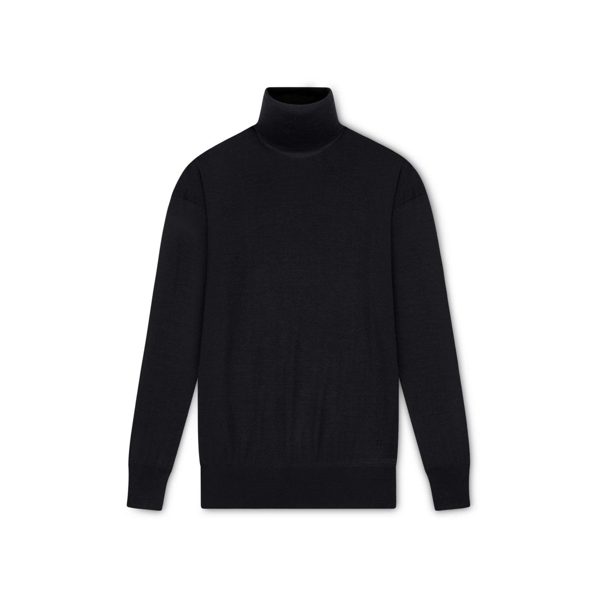 Tom Ford Fine Cashmere Silk Turtleneck Stickat Dam Svarta | 735VTIQZG