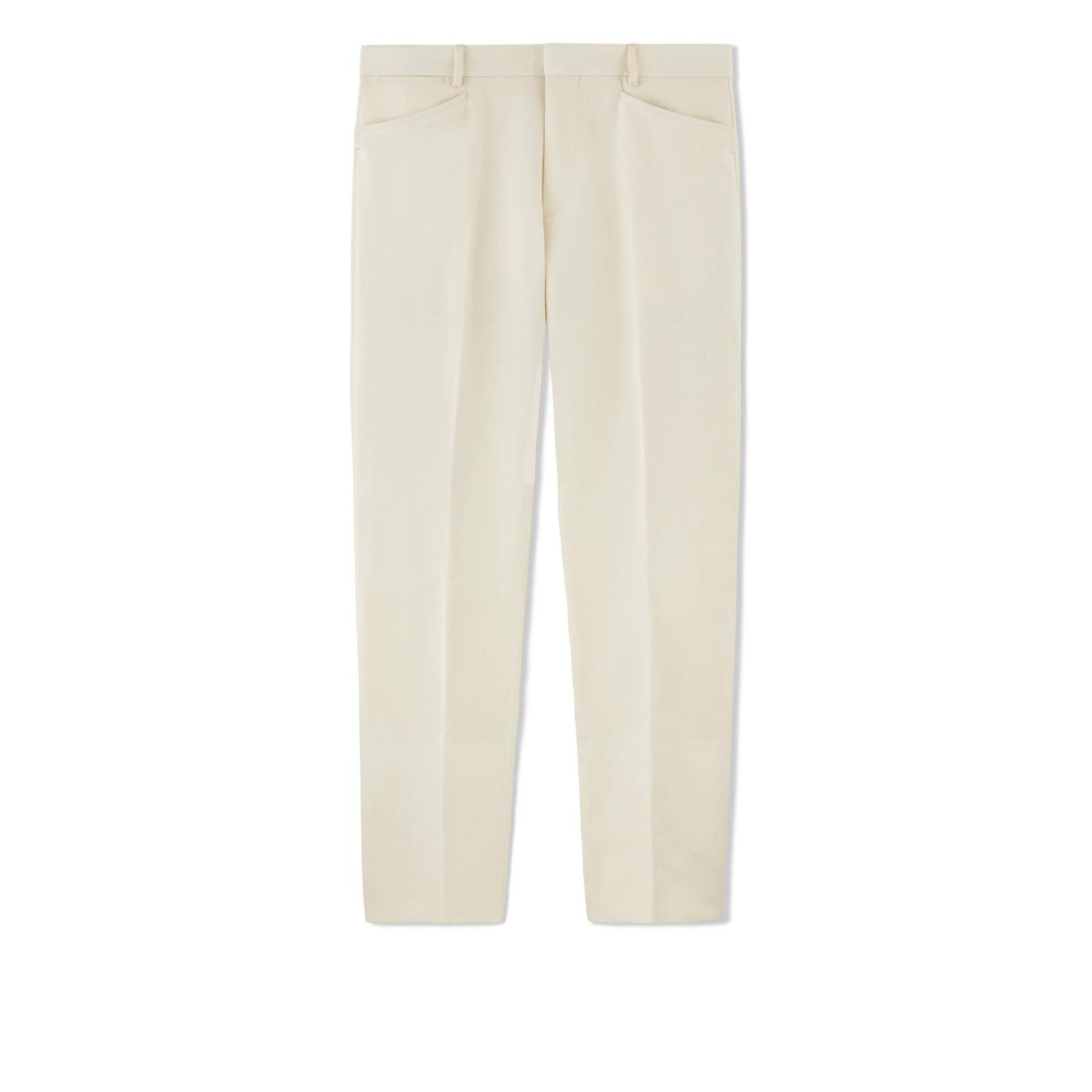 Tom Ford Fine Poplin Atticus Trouser Byxor Herr Vita | 705IKJZMR